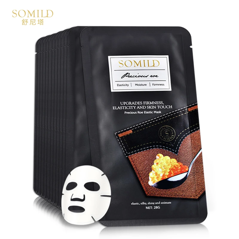 

SOMILD Luxury Deep Ocean Roe Essence Mask Anti Aging Anti Wrinkle Remove Fine Lines Lifting Elastic Firming Silky Face Masks