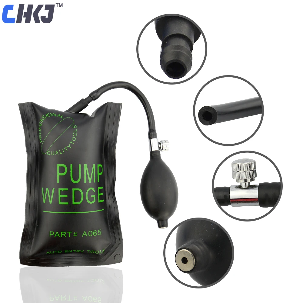 

CHKJ Pump Wedge Locksmith Tools Auto Air Wedge Airbag Lock Pick Set Car Door Window Lock Opening Tool 185x115mm Free Shipping