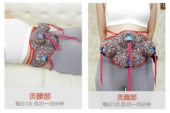 

4 pcs portable copper/stainless steel box home moxa Moxibustion equipment acupuncture massage instrument