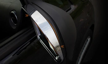 

For Mercedes-Benz Vito (W447) 2014 2015 2016 2017 2018 ABS Chrome Tail Rear Mirror Rainproof Cover Sun Visor Frame Cover 2pcs