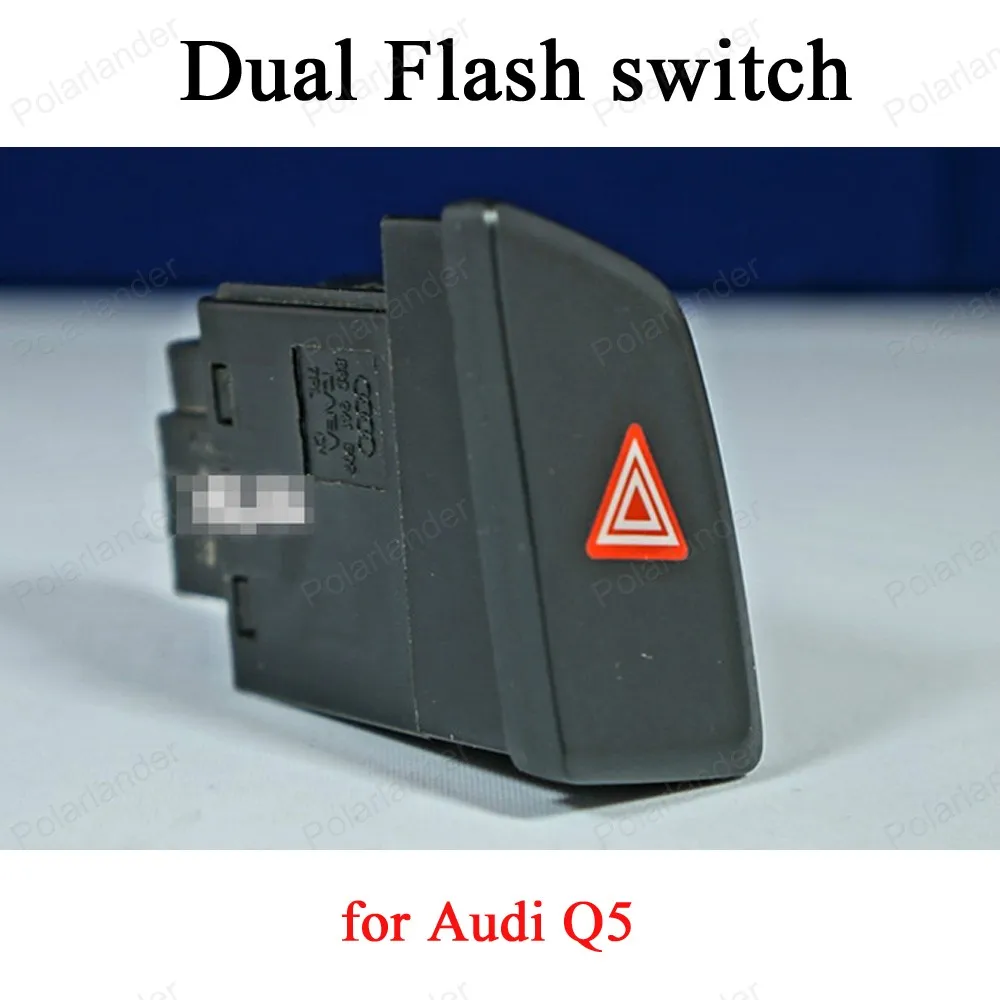 

8RD 941 509 for A-udi Q5 Dual Flash Warning Emergency Light Switch Button