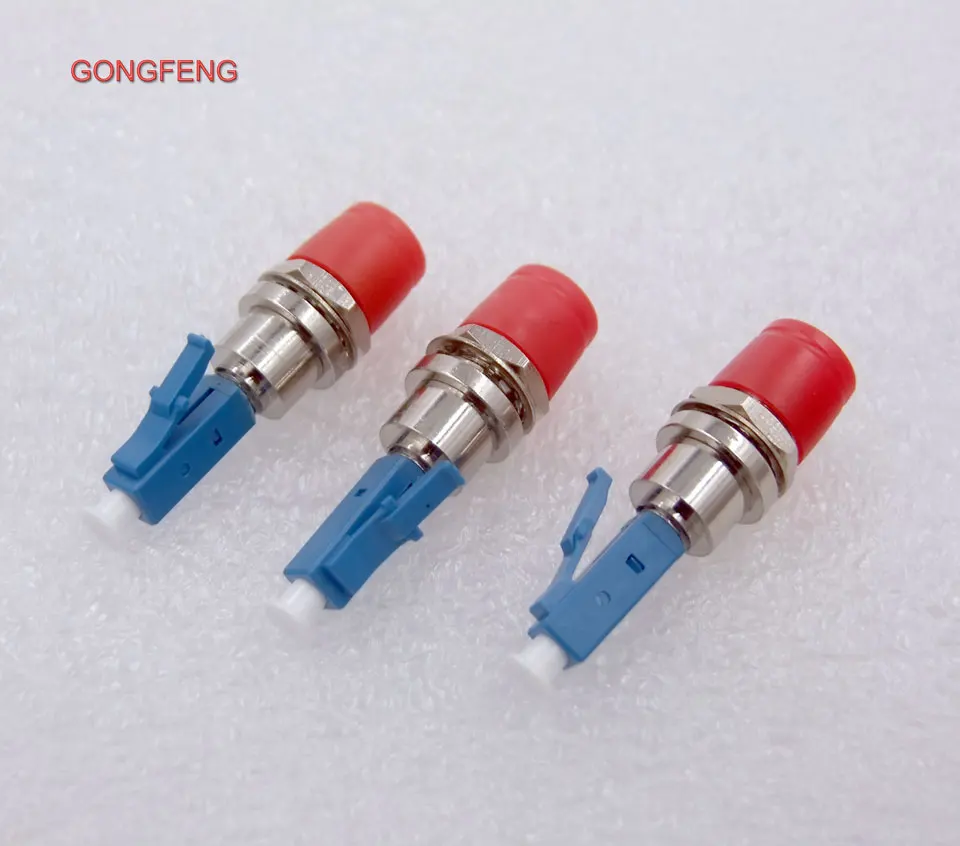 

GONGFENG 10pcs New Optical Fiber Splice Connector LC Male -FC Female Flange Coupler Adapter Special Wholesale TO Russia