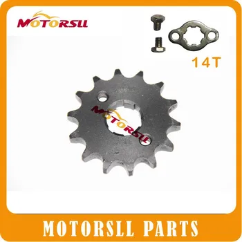 

Front spocket 14T Tooth 428 20MM For Taotao Sunl JCL Kazuma Lifan ZongShen Loncin Honda Rocket Shineray BaShan Dirt bike ATV