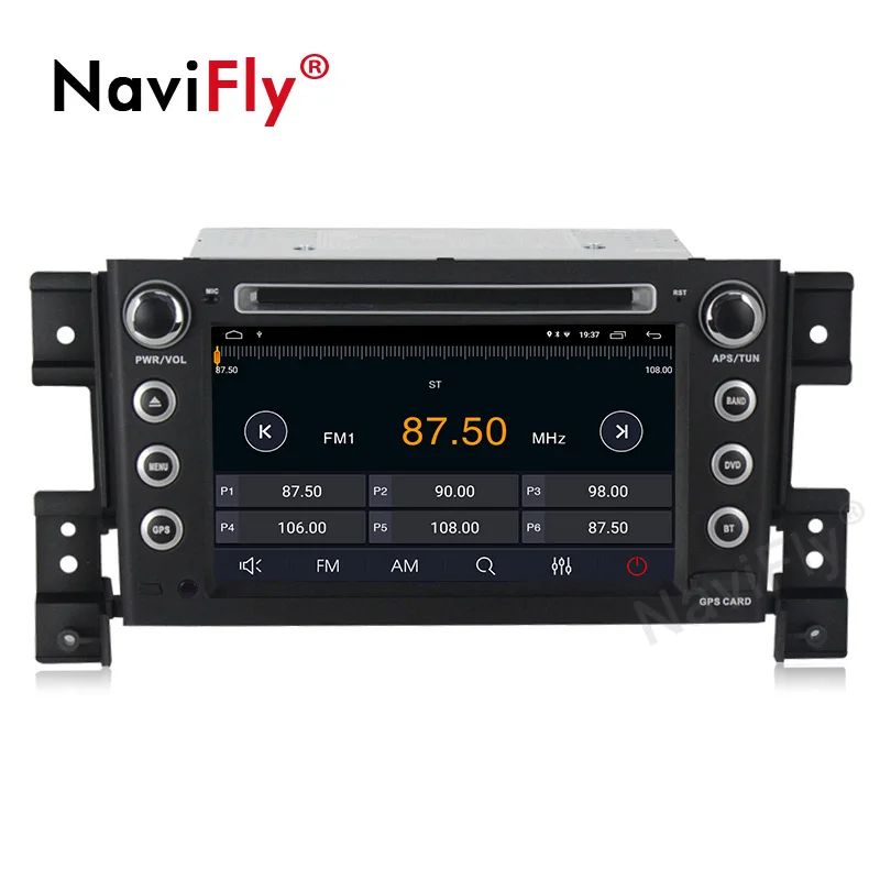 Excellent Android 9.1 HD screen 32G ROM 2din Car multimedia gps player for SUZUKI GRAND VITARA 2007-2013 car radio bt DVR view camera 3