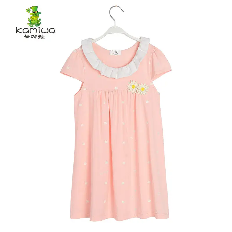 girl pajamas Summer 100 Cotton Baby Girls Dresses Sleep Dress Children