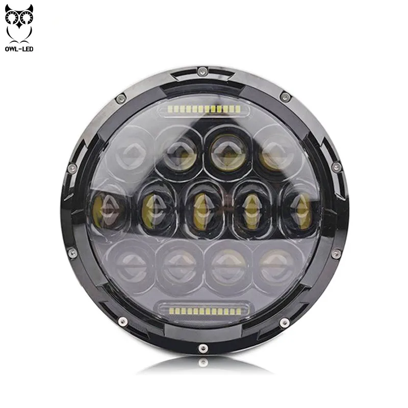 

Universal 7 Inch 90W Round LED Projector Headlight Bulb for Harley Motorcycle and LED Headlamp