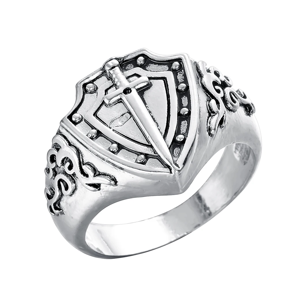 Cxwind Slavic Men's Rings Kolovrat Pagan Jewelry Rune Signet Talisman Ring Norse Viking Jewelry for Men Punk Retro Bijoux sygnet - Цвет основного камня: Picture