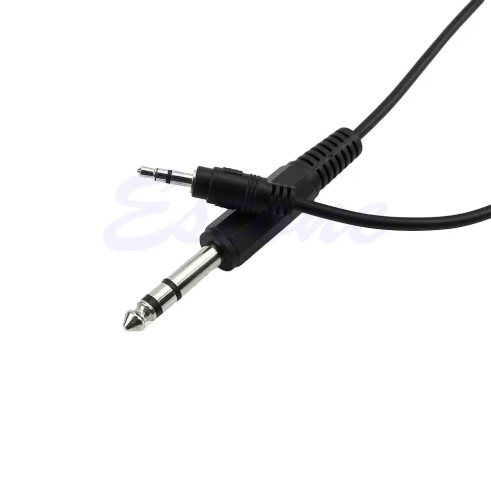 Новый 5Ft 1 5 м 1/4 &quot6 35 мм TRS стерео штекер 1/8&quot 3 Mic Aux кабель Шнур|Кабели| |