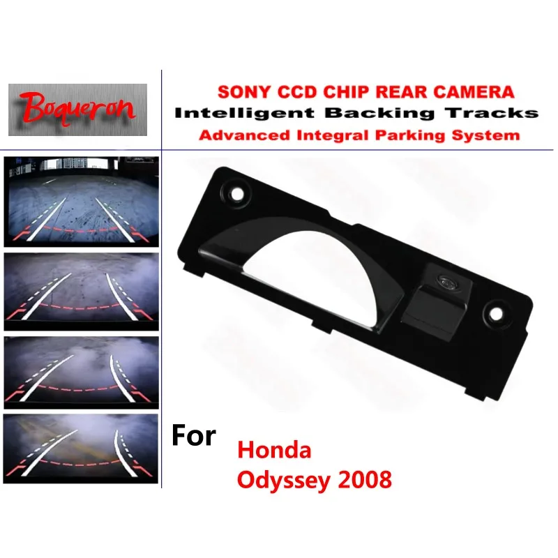 for Honda Odyssey 2008 CCD Car Backup Parking Camera Intelligent Tracks