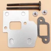 Muffler Exhaust Bolt Plate Shield Gasket Kit Fit STIHL MS250 MS230 MS210 021 023 025 Chainsaw Parts #1123 141 3200 ► Photo 1/4