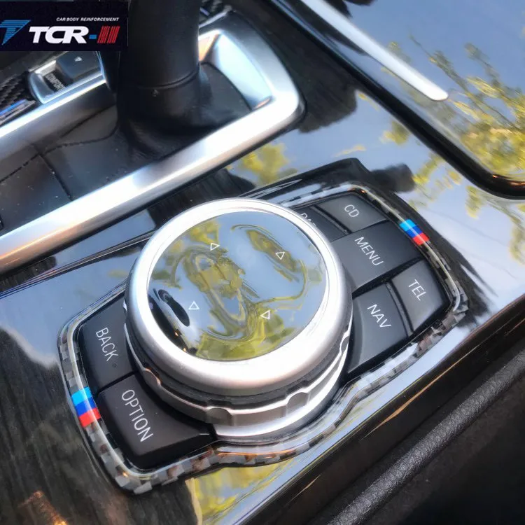 Для Bmw F30 F10 F20 F25 F07 X1 X3 X5 X6 углеродное волокно автомобильный Стайлинг интерьерная