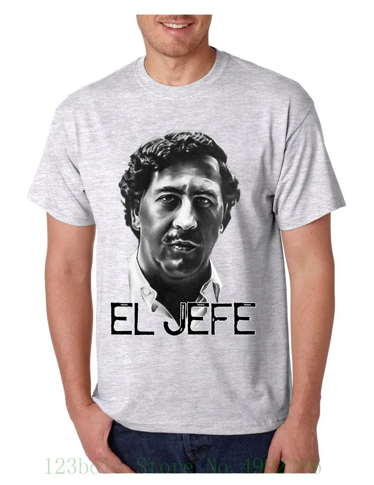 Мужская футболка Pablo Escobar Face Cool Stuff популярная Футболка Дизайн Стиль Новая мода с коротким рукавом