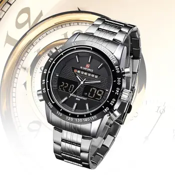 

Quality Men Casual Watch Round Shape Quartz Watch with Alarm Back Light Precise Designed Watch Gift for Friend Families S&B