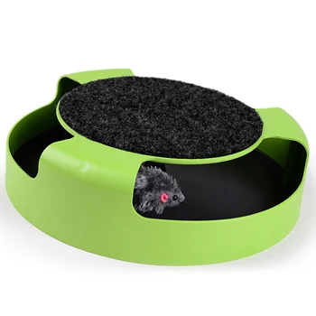 

Funnly Cat catching mouse cunning Mice Toys Pets Supplies Kitten Toys Moving Mouse Inside Roped Faux Mouse Play Toys For Cat