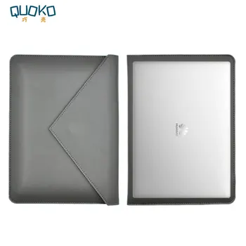 

Laptop bag case Microfiber Leather Sleeve for Huawei MateBook X Pro 13.9" Dual Pocket Envelope style