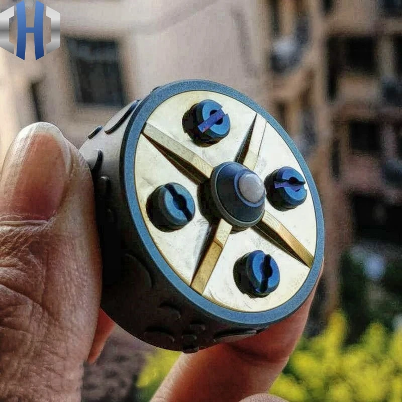Оригинальный гироскоп из титанового сплава новая настольная спиральная для