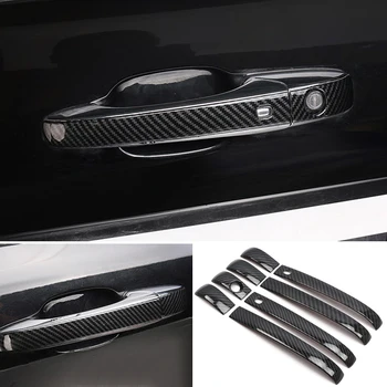 

For Jeep Grand Cherokee 2014 2015 2016 2017 2018 ABS Plastic Exterior Car Door Handles Decoration Cover Trim with Smart Hole!