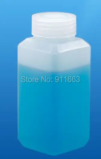 

500 ml 10pcs! Square Bottles!HDPE medical plastic liquid bottles with burglarproof caps for chemical reagent -HDPE material