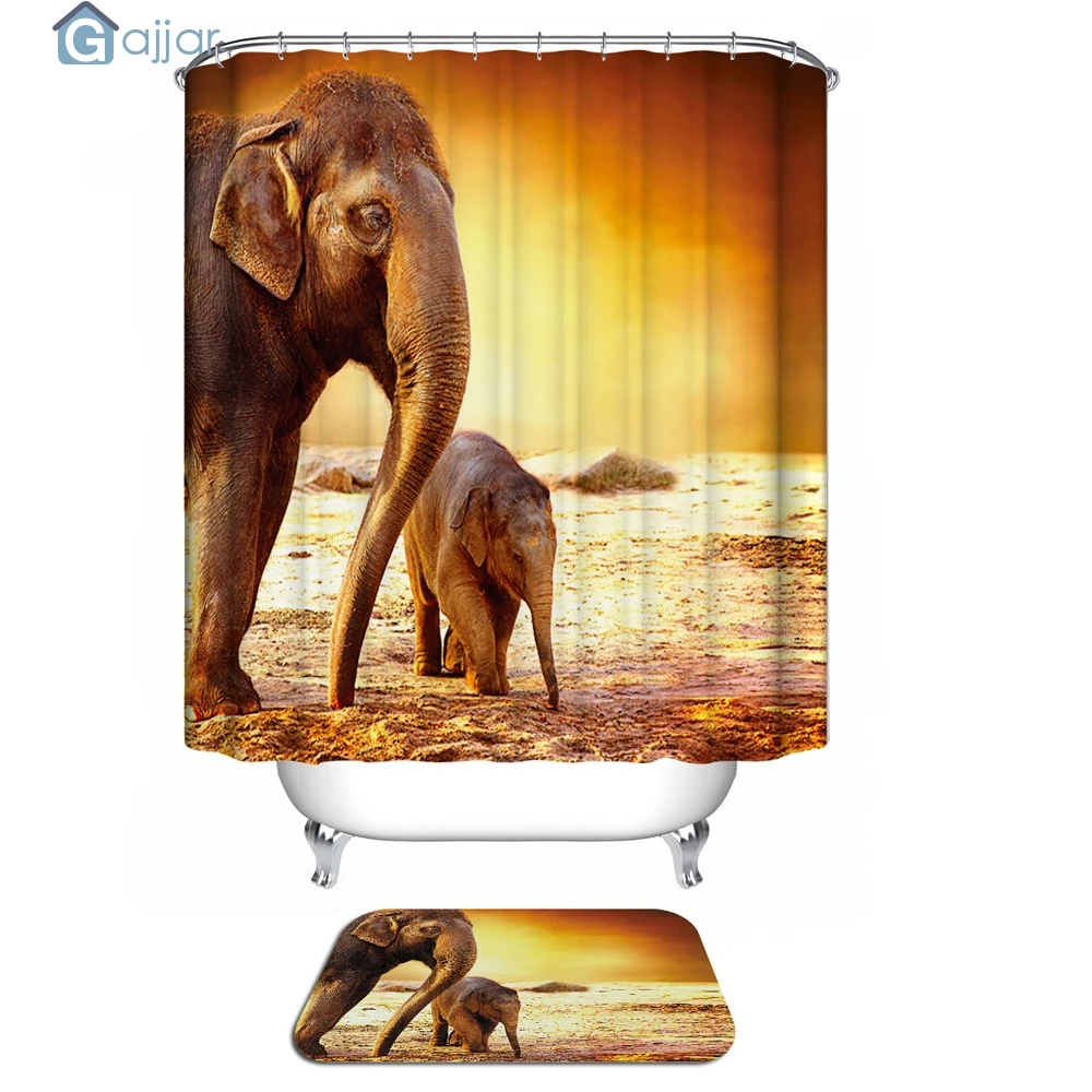 2019 HOT Sale Custom Fabric Waterproof Bathroom Shower Curtain 72x72inch Custom Fabric Waterproof Bathroom Curtain 18Oct24