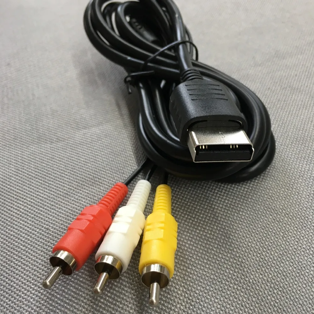 FZQWEG 5 шт. 1 8 м/6 футов RCA Аудио Видео AV стерео композитный адаптер кабель для Sega