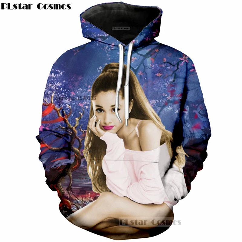 

YX GIRL Ariana Grande Beautiiful songstress 3d Hoodies Print Fashion Women Streetwear hoody size S-5XL