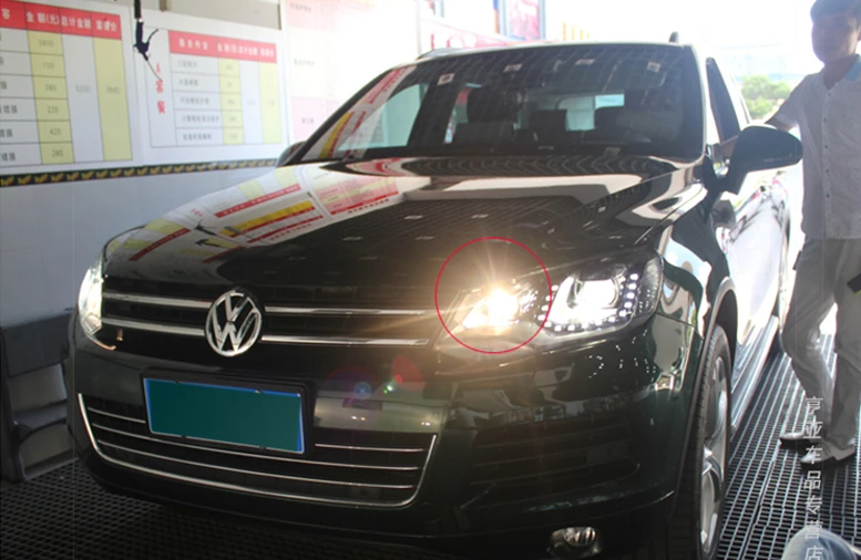 HID, 2013~, автомобильный Стайлинг для Tiguan фар, sharan, Golf6, routan, saviro, polo, passat, magotan, Tiguan головная лампа