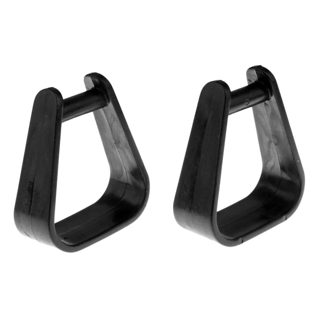 2 Pieces Lightweight Durable Wear Resistance Kids Child Plastic Stirrups Equestrian Horse Riding Gear