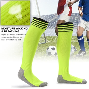 

Kid's Breathable Football Socks High Tube Socks Boys Girls Over Knee Sports Socks Training Outdoor Running Socks