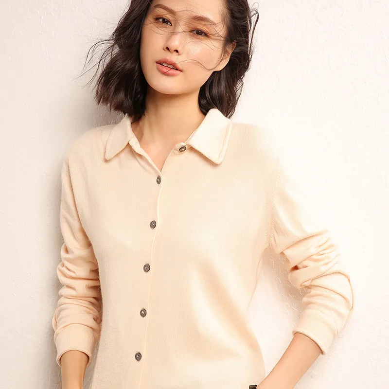 HZYRMY Autumn New Women Cashmere Cardigan Solid color Fashion Quality Sweater Winter Soft Knitted Wild Warm Wool Female Cardigan HZYRMY Autumn New Women Cashmere Cardigan Solid color Fashion Quality Sweater Winter Soft Knitted Wild Warm Wool Female Cardigan