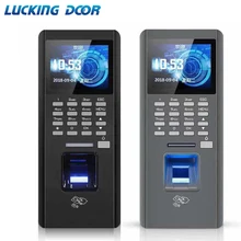 LUCKING дверь дактилоскопический доступ TCP/IP контроллер доступа идентификационная карта Распознавание отпечатков пальцев посещаемость времени черный