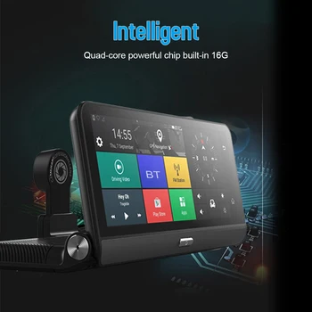 

7.84 inch 3G Wifi Android 5.1 Touch IPS BT Video Recorder Dash Camera 1080P Dual Lens Navigation Parking Surveillance GPS DVR