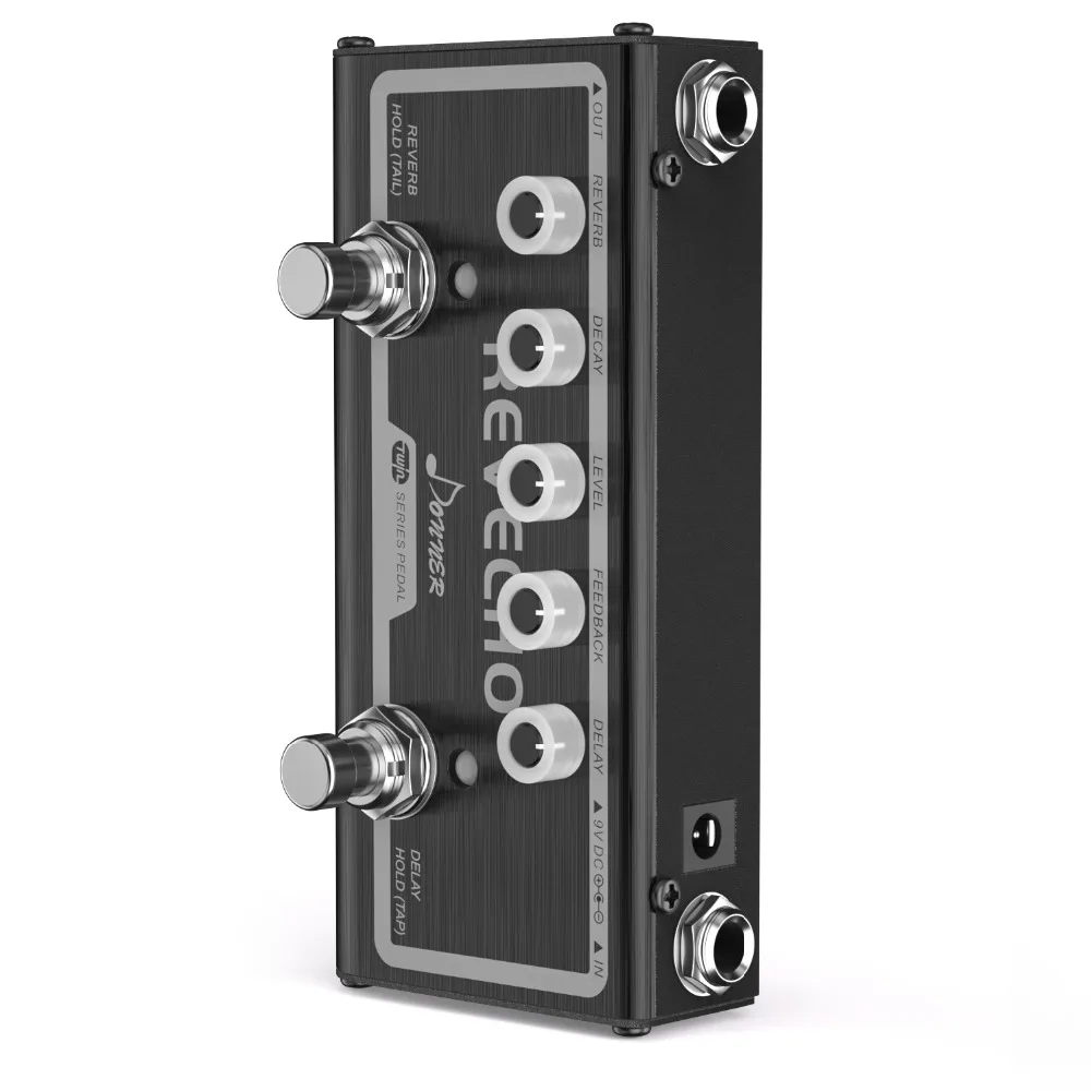 Donner 2 in 1 Delay Reverb Guitar Effects Pedal Revecho Tap Tempo Control Electic Guitar Pedal Accessories True Bypass New Donner 2 in 1 Delay Reverb Guitar Effects Pedal Revecho Tap Tempo Control Electic Guitar Pedal Accessories True Bypass New