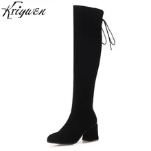 2018 Inverno New Arrivals mulher Cavaleiro Da Motocicleta Botas de Salto Alto Moda Senhoras Sexy Sapatos de Marca Mulher Coxa botas feminina