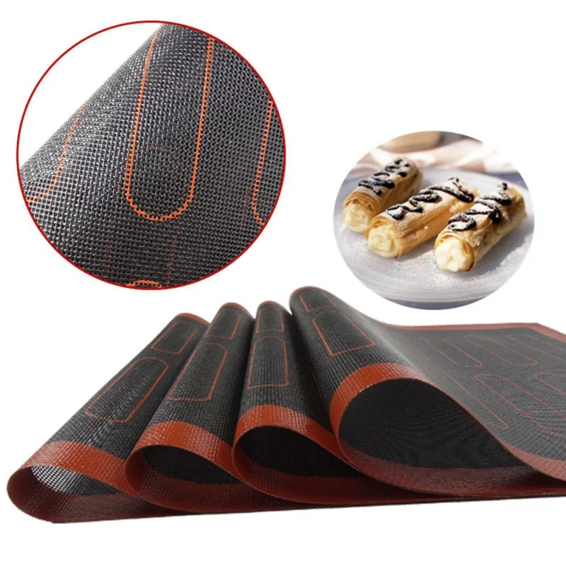 High Temperature Non stick Breathable Baking Mats Macaroon Silicone Mat