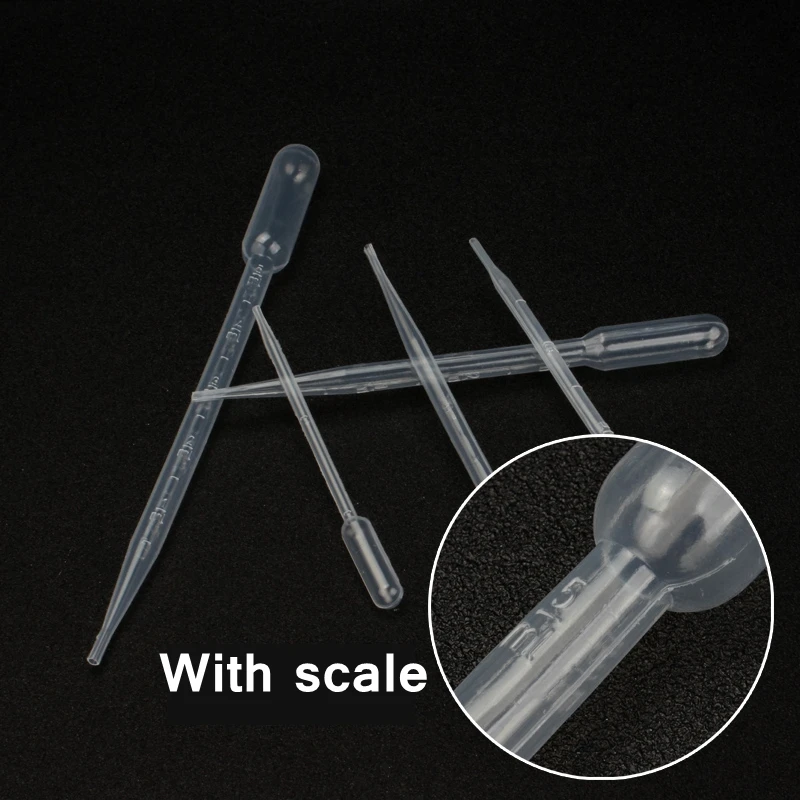 1000PCS/BAG 0.2ml disposable plastic scale pipette plastic dropper LDPE