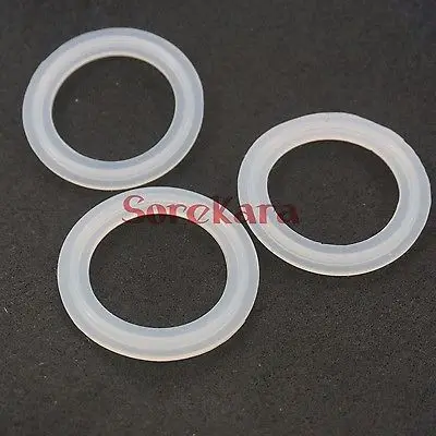 

LOT 5 108x119mm I/D x Fits Ferrule O/D Sanitary Tri Clamp Ferrule Silicon Sealing Gasket Ring Washer