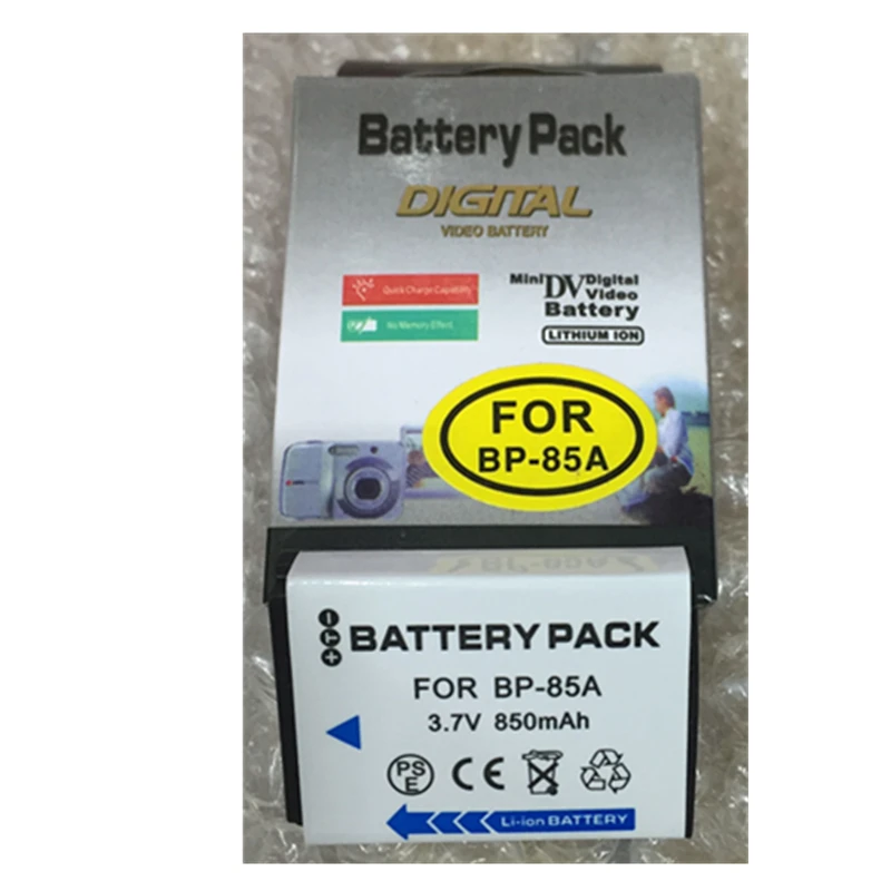 BP85A BP 85A lithium batteries BP 85A Digital camera battery For