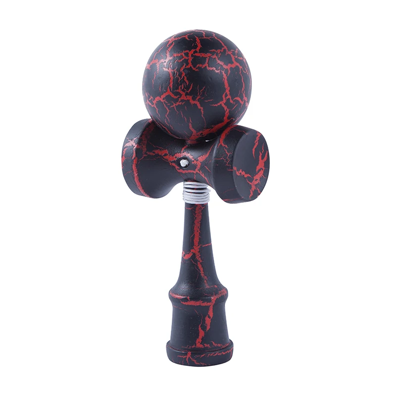 Привлекательная Kendama 18,5 см 4 шт. забавная японская традиционная деревянная игрушка Kendamas мяч красочные ПУ краски деревянные игрушки