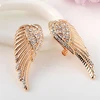 New Women's   Angel Wings Crystal Ear Studs Luxury Earrings Jewelry BDKP ► Photo 3/6