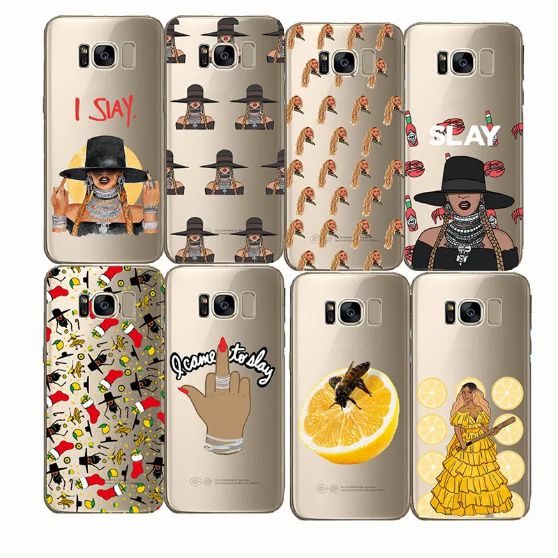 

2018 phone cases Lemonade Hold Up Formation I SLAY soft silison Coque Cover for Samsung S8 S9 edge plus Note 4 5 8 S6 S7