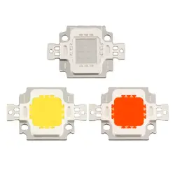 Бесплатная доставка 2017 новое поступление COB LED High Мощность 10 Вт светодиодный чип Цвет красный, желтый синий светодиод лампа свет чип LED