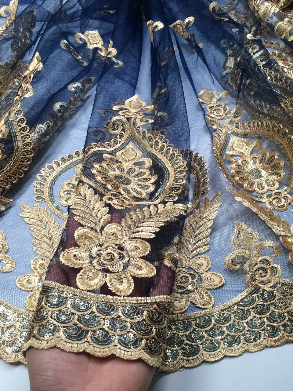 Модная нигерийская кружевная ткань, последняя африканская кружевная ткань, Белая французская вуаль кружевная ткань для свадебного платья белое кружево LYX01
