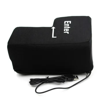 

Big Enter Anti Stress Relief Supersized Enter Key Unbreakable Relax USB Pillow Stress Reliever Supersized Pillows