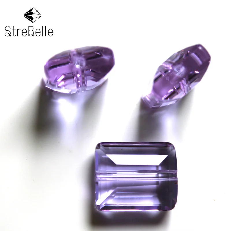 

New style Fashion DIY Jewelry champagne 10x12mm Square Glass Crystal Beads Jewelry making Beads Bracelet accessories