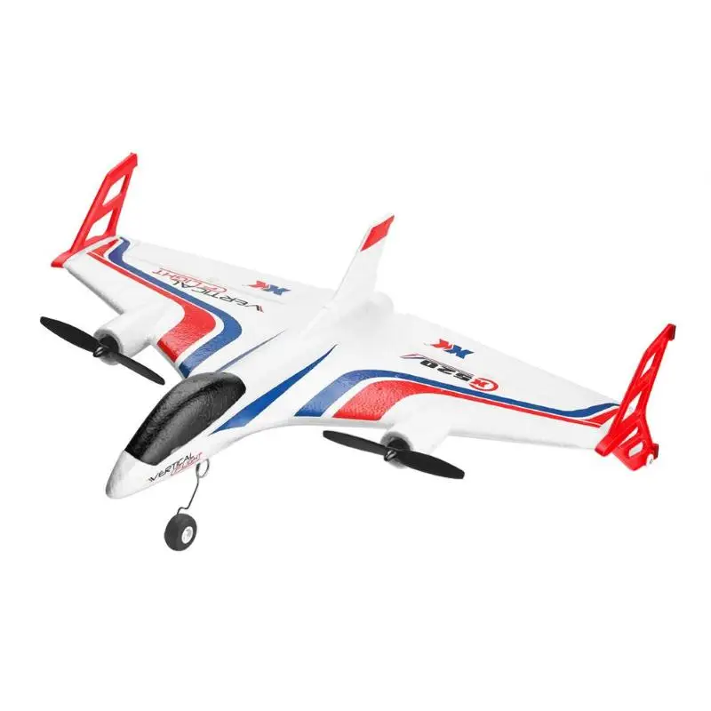 

Wltoys X520-A Airplane VTOL Vertical Takeoff Land Delta Wing RC Drone Fixed Wing Plane Toy with Mode Switch LED Light