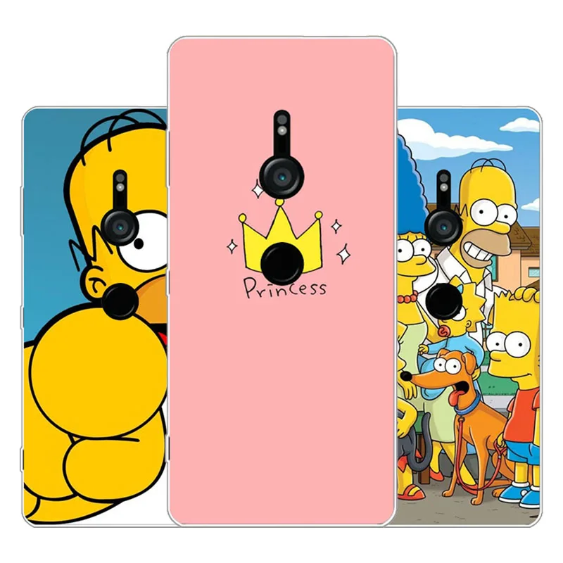 

For Sony Xperia Xz3 Case,Silicon Joy crown cartoon Painting Soft TPU Back Cover for Sony Xperia Xz3 protect Phone cases