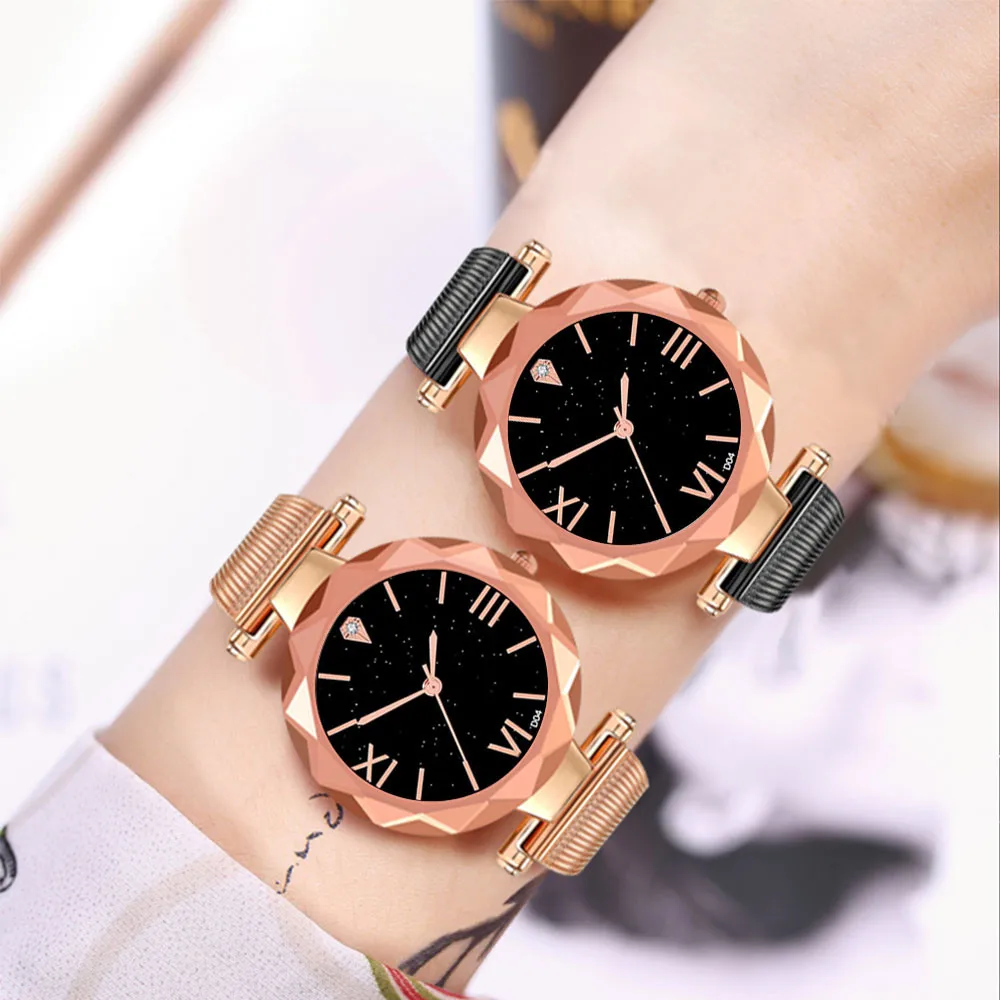 

Fashion Luxury Women Stainless Steel Quartz Wrist Watch women watches dress watches Party decoration gifts for Female woman girl