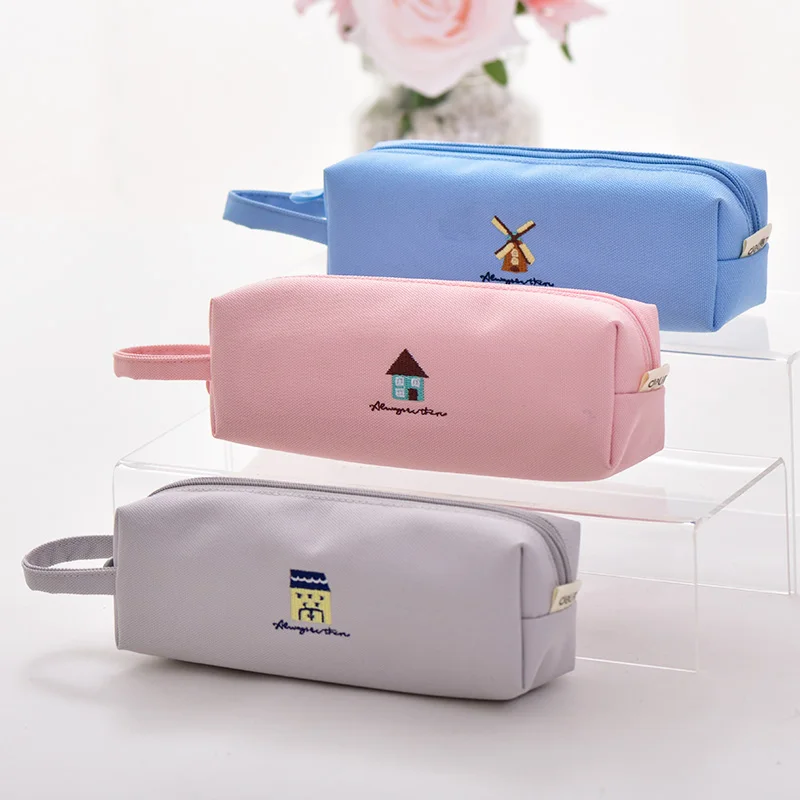 DELI Pencil Bags Pens Pencils Writing Accessories Kawaii Student Pencil