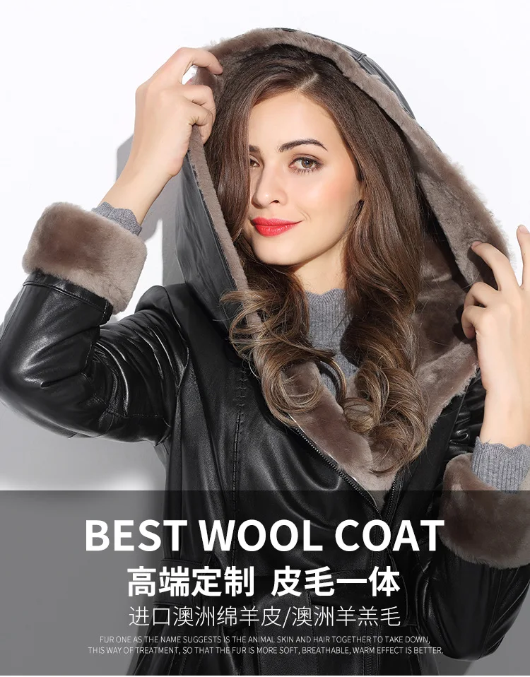 Женская Шуба из австралийской овчины теплая шуба натурального меха|coat natural fur|fur