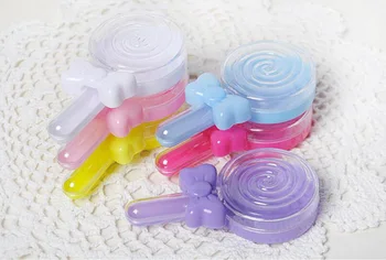 

12pcs 8.5*4.5*1.5cm Lollipop Plastic Candy Chocolate Box Boxes For Wedding Party Birthday Baby Shower Favors Gift